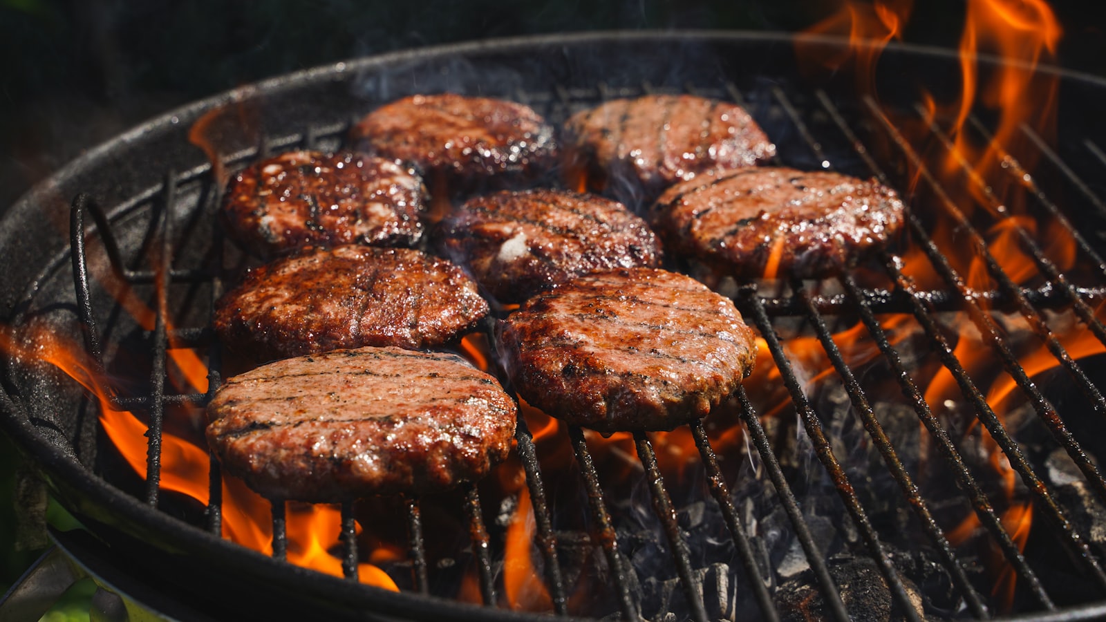 Meat on a grill